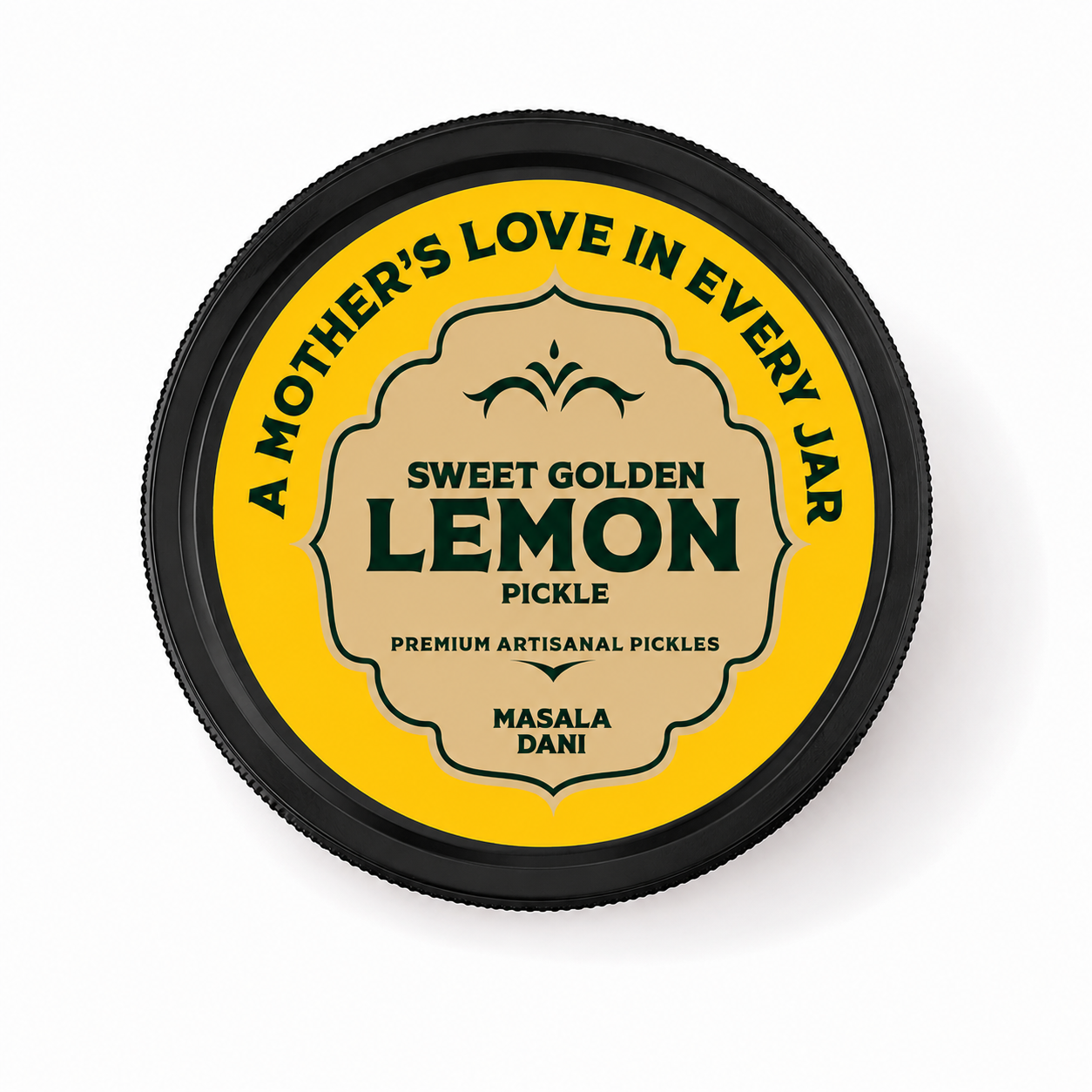 Sweet Golden Lemon Pickle